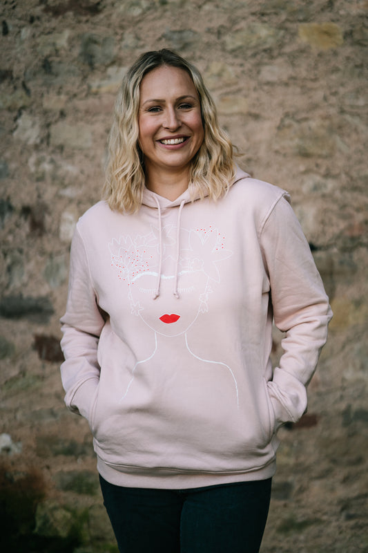 Frida - Hoodie rosa