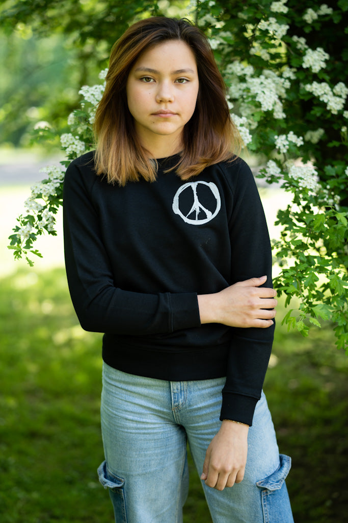 4littlearts Kinderkleidung Bio Kleidung Bio Kinderkleider Sweatshirt nachhaltig Pulli bestickt