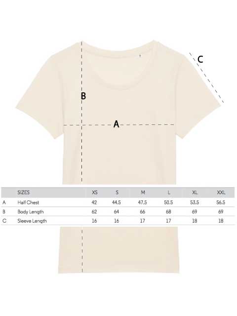 4littlearts Damen-T-Shirt mit Stickerei 'There is no planet b'. Das T-Shirt wurde nachhaltig und fair produziert.