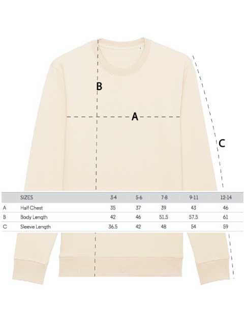 4littlearts Kinderkleidung Bio Kleidung Bio Kinderkleider Sweatshirt nachhaltig Pulli bestickt
