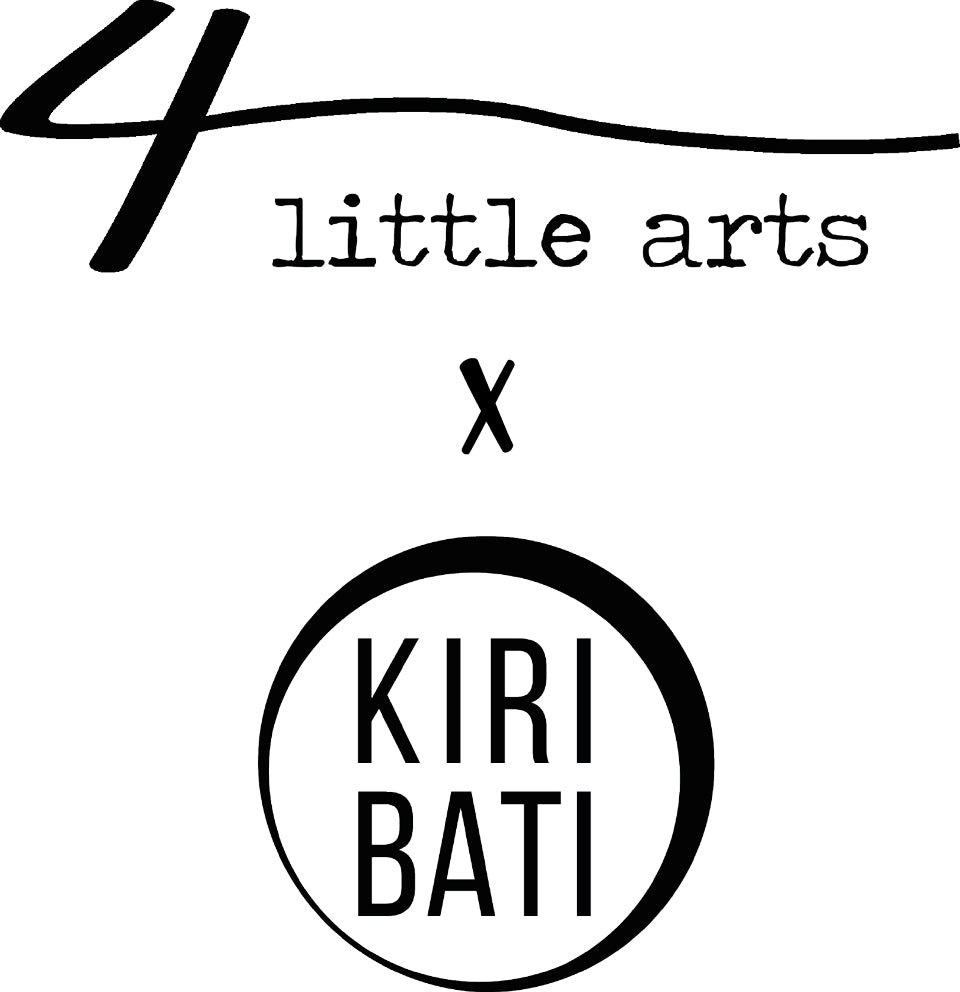 4littlearts Kooperation mit Kiribati. Schönes T-Shirt mit buntem Print. Nachhaltig und fair produziert, regional bedruckt.