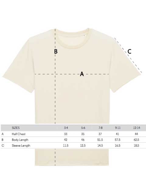 4littlearts T-Shirt für Kids in hellem Khaki mit Limonaden-Stickerei auf der Brust. Nachhaltige und faire Produktion